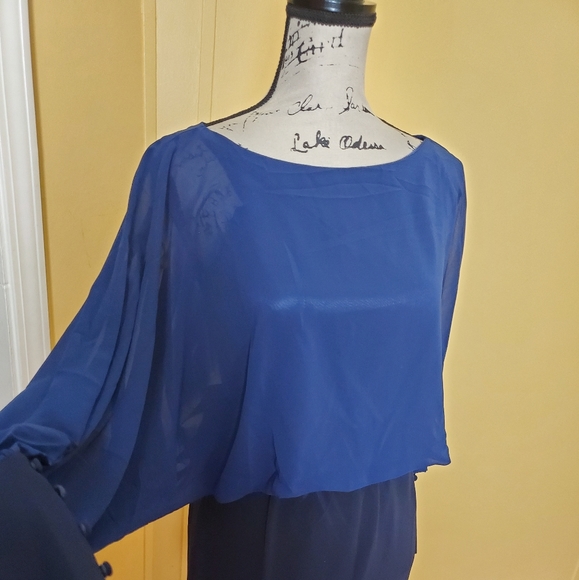 Navy Blue Dress {tea n rose} - Picture 8 of 8